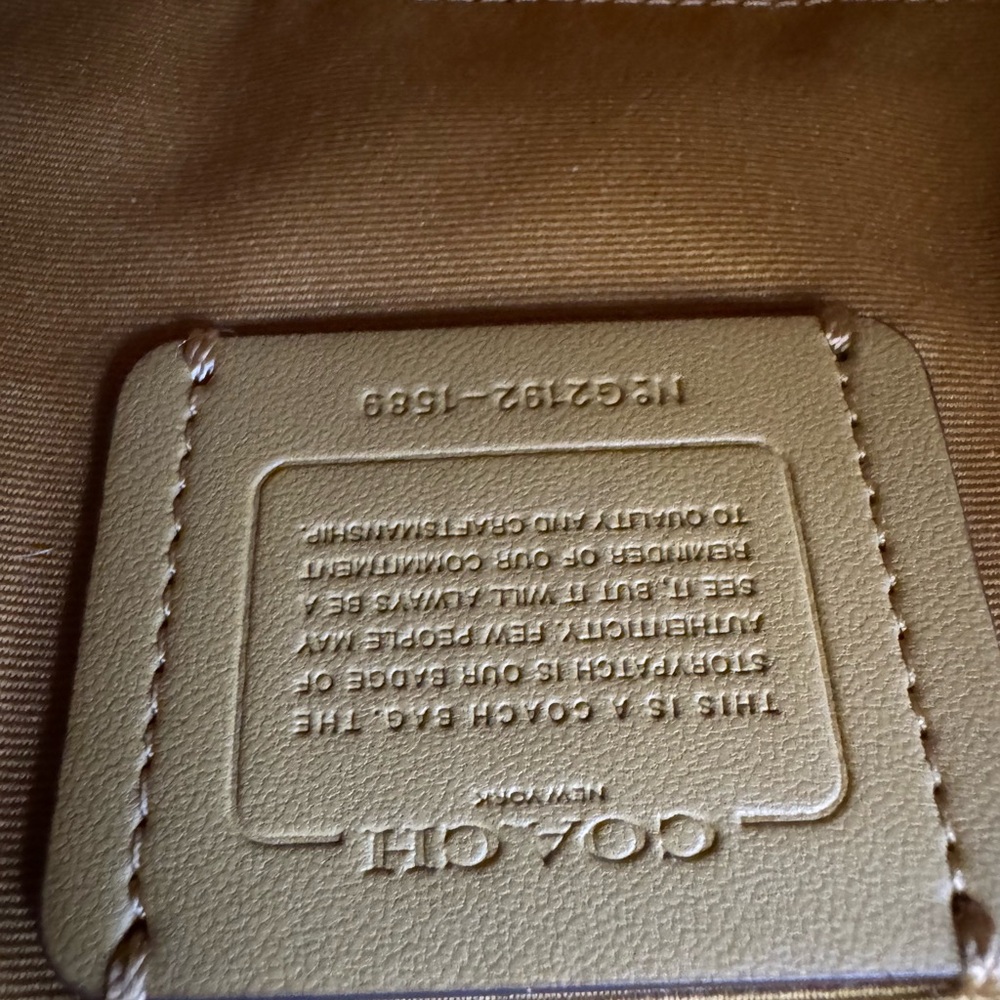 Coach Mustard Crossbody Bag - Picture 8 of 15